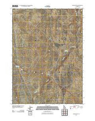 Horse Butte Idaho Historical topographic map, 1:24000 scale, 7.5 X 7.5 Minute, Year 2010