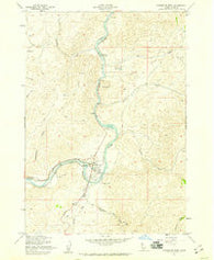 Horseshoe Bend Idaho Historical topographic map, 1:24000 scale, 7.5 X 7.5 Minute, Year 1957