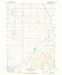 Hub Butte Idaho Historical topographic map, 1:24000 scale, 7.5 X 7.5 Minute, Year 1965