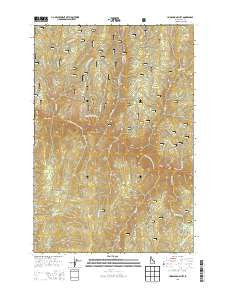 Huddleson Bluff Idaho Current topographic map, 1:24000 scale, 7.5 X 7.5 Minute, Year 2013
