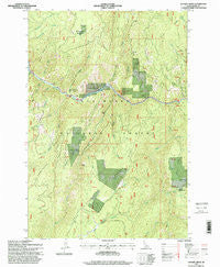 Hungry Ridge Idaho Historical topographic map, 1:24000 scale, 7.5 X 7.5 Minute, Year 1995