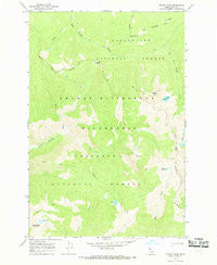 Hungry Rock Idaho Historical topographic map, 1:24000 scale, 7.5 X 7.5 Minute, Year 1966