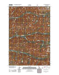 Hunter Peak Idaho Historical topographic map, 1:24000 scale, 7.5 X 7.5 Minute, Year 2011