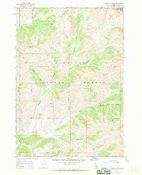 Hyndman Peak Idaho Historical topographic map, 1:24000 scale, 7.5 X 7.5 Minute, Year 1967