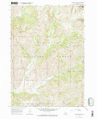 Hyndman Peak Idaho Historical topographic map, 1:24000 scale, 7.5 X 7.5 Minute, Year 1967