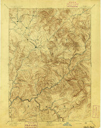 Idaho Basin Idaho Historical topographic map, 1:125000 scale, 30 X 30 Minute, Year 1894