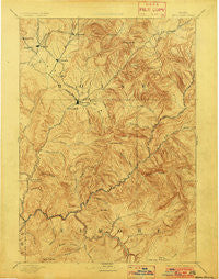 Idaho Basin Idaho Historical topographic map, 1:125000 scale, 30 X 30 Minute, Year 1894