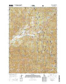 Idaho City Idaho Current topographic map, 1:24000 scale, 7.5 X 7.5 Minute, Year 2013