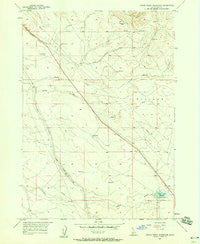 Indian Creek Reservoir Idaho Historical topographic map, 1:24000 scale, 7.5 X 7.5 Minute, Year 1957