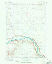 Initial Point Idaho Historical topographic map, 1:24000 scale, 7.5 X 7.5 Minute, Year 1957
