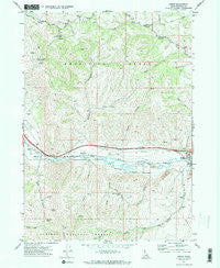 Inkom Idaho Historical topographic map, 1:24000 scale, 7.5 X 7.5 Minute, Year 1971