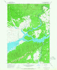 Island Park Dam Idaho Historical topographic map, 1:24000 scale, 7.5 X 7.5 Minute, Year 1964