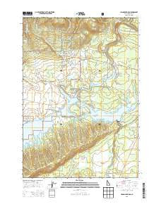Island Park Dam Idaho Current topographic map, 1:24000 scale, 7.5 X 7.5 Minute, Year 2013