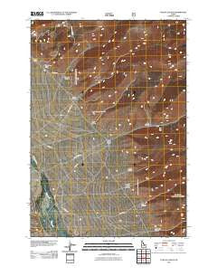 Italian Canyon Idaho Historical topographic map, 1:24000 scale, 7.5 X 7.5 Minute, Year 2011
