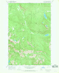 Jeanette Mtn. Idaho Historical topographic map, 1:24000 scale, 7.5 X 7.5 Minute, Year 1966