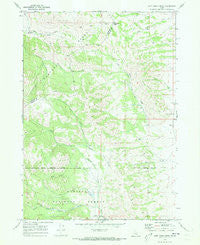 Jeff Cabin Creek Idaho Historical topographic map, 1:24000 scale, 7.5 X 7.5 Minute, Year 1968