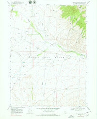 Jim Sage Canyon Idaho Historical topographic map, 1:24000 scale, 7.5 X 7.5 Minute, Year 1968