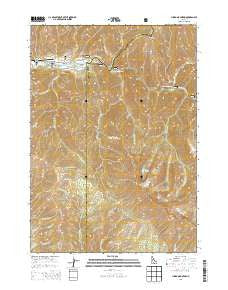 Jumbo Mountain Idaho Current topographic map, 1:24000 scale, 7.5 X 7.5 Minute, Year 2013