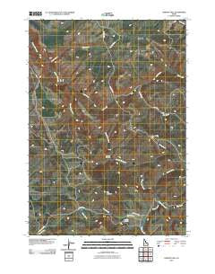 Jumpoff Hill Idaho Historical topographic map, 1:24000 scale, 7.5 X 7.5 Minute, Year 2010