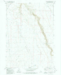 Juniper Butte Idaho Historical topographic map, 1:24000 scale, 7.5 X 7.5 Minute, Year 1980