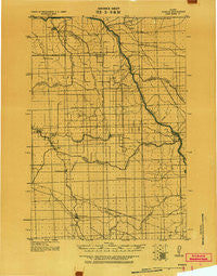 Kamiah Idaho Historical topographic map, 1:125000 scale, 30 X 30 Minute, Year 1924