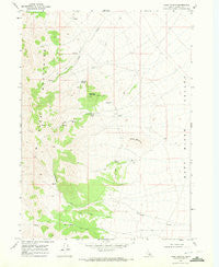 Kane Canyon Idaho Historical topographic map, 1:24000 scale, 7.5 X 7.5 Minute, Year 1968