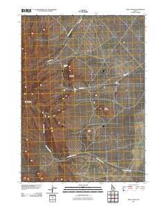 Kane Canyon Idaho Historical topographic map, 1:24000 scale, 7.5 X 7.5 Minute, Year 2010