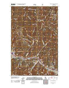 Kellogg East Idaho Historical topographic map, 1:24000 scale, 7.5 X 7.5 Minute, Year 2011