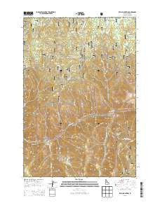 Kelly Mountain Idaho Current topographic map, 1:24000 scale, 7.5 X 7.5 Minute, Year 2013