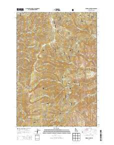 Kessler Creek Idaho Current topographic map, 1:24000 scale, 7.5 X 7.5 Minute, Year 2013