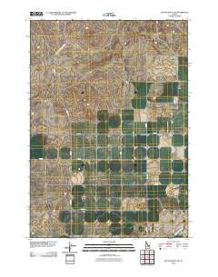 Kettle Butte NE Idaho Historical topographic map, 1:24000 scale, 7.5 X 7.5 Minute, Year 2010