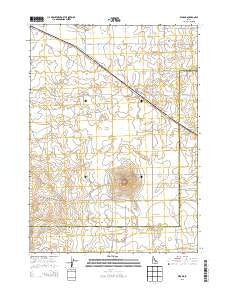 Kimama Idaho Current topographic map, 1:24000 scale, 7.5 X 7.5 Minute, Year 2013
