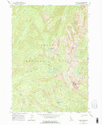 Knapp Lakes Idaho Historical topographic map, 1:24000 scale, 7.5 X 7.5 Minute, Year 1964