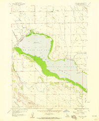 Lake Lowell Idaho Historical topographic map, 1:24000 scale, 7.5 X 7.5 Minute, Year 1958