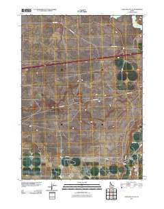 Lake Walcott SE Idaho Historical topographic map, 1:24000 scale, 7.5 X 7.5 Minute, Year 2010
