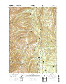 Landmark Idaho Current topographic map, 1:24000 scale, 7.5 X 7.5 Minute, Year 2013