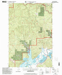 Lane Idaho Historical topographic map, 1:24000 scale, 7.5 X 7.5 Minute, Year 1996