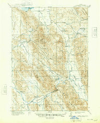 Lanes Creek Idaho Historical topographic map, 1:62500 scale, 15 X 15 Minute, Year 1915