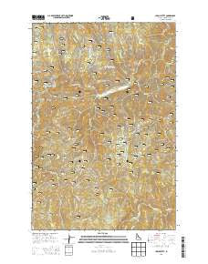 Larch Butte Idaho Current topographic map, 1:24000 scale, 7.5 X 7.5 Minute, Year 2013