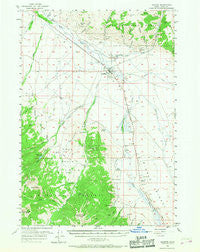 Leadore Idaho Historical topographic map, 1:62500 scale, 15 X 15 Minute, Year 1956