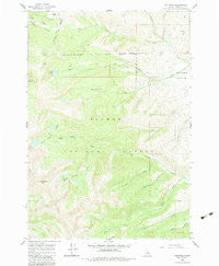 Lem Peak Idaho Historical topographic map, 1:24000 scale, 7.5 X 7.5 Minute, Year 1962