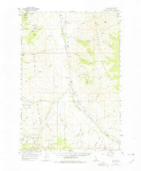 Lemhi Idaho Historical topographic map, 1:62500 scale, 15 X 15 Minute, Year 1956