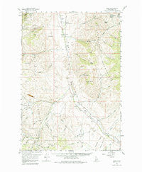 Lemhi Idaho Historical topographic map, 1:62500 scale, 15 X 15 Minute, Year 1956
