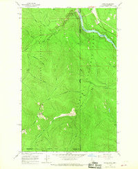Leonia Idaho Historical topographic map, 1:24000 scale, 7.5 X 7.5 Minute, Year 1965