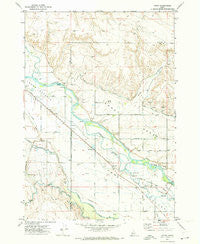Letha Idaho Historical topographic map, 1:24000 scale, 7.5 X 7.5 Minute, Year 1971