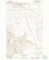 Lewiston Orchards South Idaho Historical topographic map, 1:24000 scale, 7.5 X 7.5 Minute, Year 1958