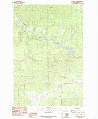 Lindstrom Peak Idaho Historical topographic map, 1:24000 scale, 7.5 X 7.5 Minute, Year 1985
