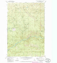 Little Goat Mountains Idaho Historical topographic map, 1:24000 scale, 7.5 X 7.5 Minute, Year 1981