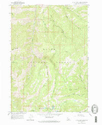 Little Trinity Lake Idaho Historical topographic map, 1:24000 scale, 7.5 X 7.5 Minute, Year 1964