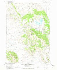 Little Valley Hills Idaho Historical topographic map, 1:24000 scale, 7.5 X 7.5 Minute, Year 1981